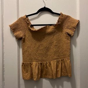 Ruched Summer Crop Top